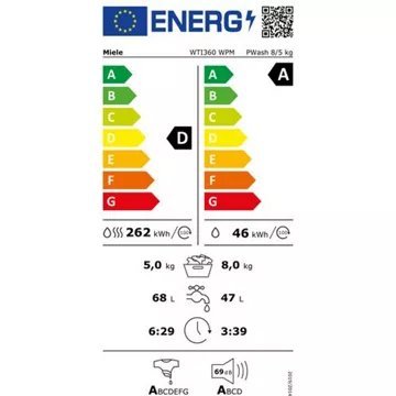 Lave linge séchant hublot MIELE WTI 360 WPM – Image 8