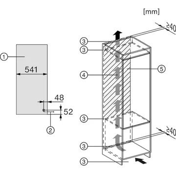 Réfrigérateur 1 porte encastrable MIELE K 7325 E – Image 8