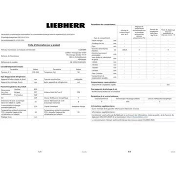 Réfrigérateur 1 porte encastrable LIEBHERR UK1720-25 – Image 7