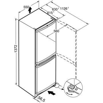 Réfrigérateur combiné LIEBHERR CUele231-26 – Image 10
