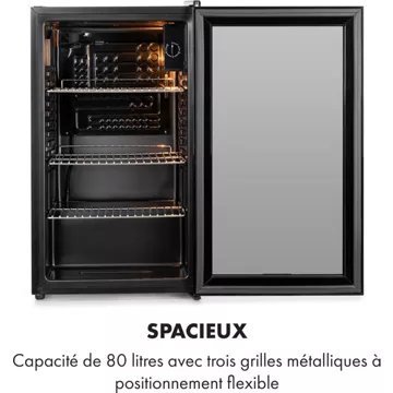 Réfrigérateur top KLARSTEIN Beersafe XXL 80L - Noir – Image 5