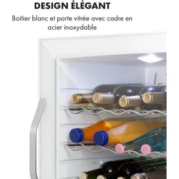 Mini réfrigérateur KLARSTEIN Beersafe XL 60 litres - Blanc – Image 8