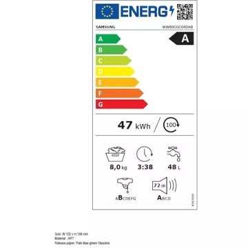 Lave linge hublot SAMSUNG WW80CGC04DAB Bespoke AI – Image 5