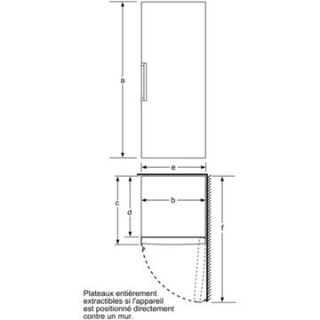 Congélateur armoire SIEMENS GS58NAWDV IQ500 varioZone – Image 14