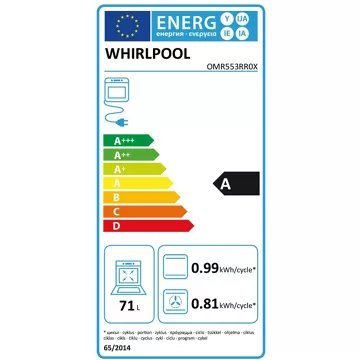 Four encastrable WHIRLPOOL OMR553RR0X – Image 8