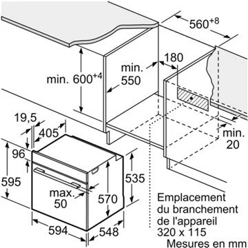 Four encastrable SIEMENS HB554AER3F – Image 6