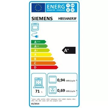 Four encastrable SIEMENS HB554AER3F – Image 7