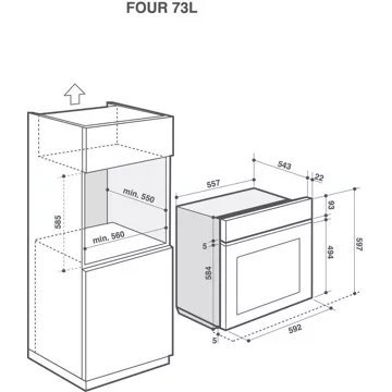 Four encastrable DE DIETRICH DOP4746HT Sonde – Image 4