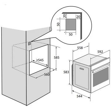 Four encastrable SAUTER SOP6612LX – Image 7