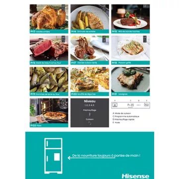 Four encastrable fonction vapeur HISENSE BSA66334PG – Image 14