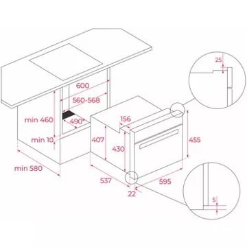 Four encastrable TEKA HLC8440C BK – Image 15
