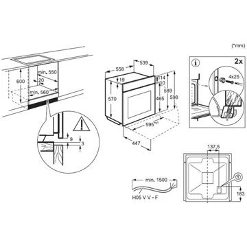 Four encastrable ESSENTIELB EFMC65N1 – Image 2