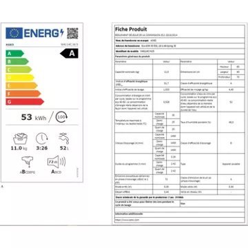 Lave linge hublot ASKO W4114C.W/3 – Image 9