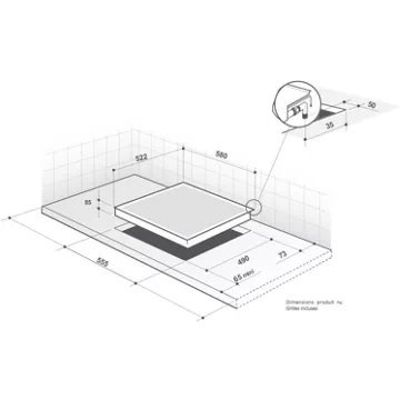Table vitrocéramique DE DIETRICH DPV265HB VitroTech – Image 3