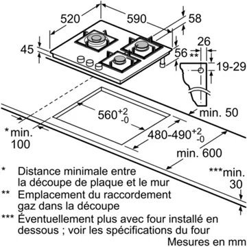Table gaz NEFF T26CS12S0 – Image 6