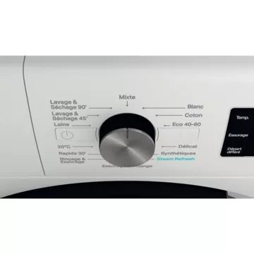 Lave linge séchant hublot WHIRLPOOL FFWDB864489BVFR – Image 8