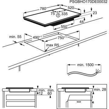 Table induction ELECTROLUX EIS8648 SensePro Serie 900 – Image 6