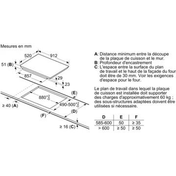 Table induction SIEMENS EX975KXW1E HOME CONNECT – Image 9