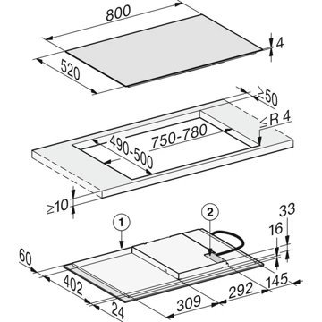 Table induction MIELE KM 7373 FL – Image 3