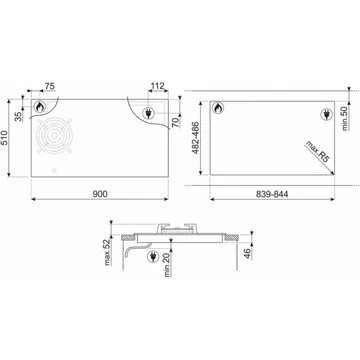 Table mixte SMEG PM3953D – Image 10
