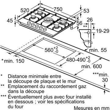 Table gaz BOSCH PGQ7B5B90 – Image 8
