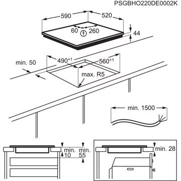 Table induction ELECTROLUX EIS62453 SenseBoil – Image 6