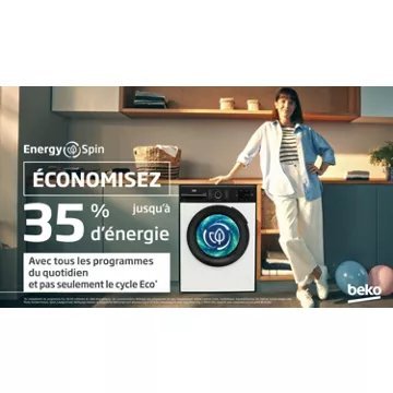 Lave linge hublot BEKO BM3WFU390411 Energy Spin – Image 4