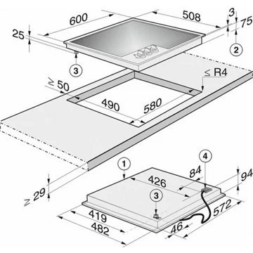 Table gaz MIELE KM 2312 – Image 7
