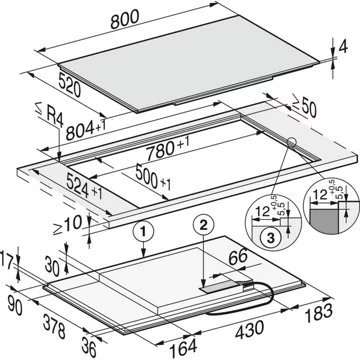 Table induction MIELE KM 7474 FL – Image 5