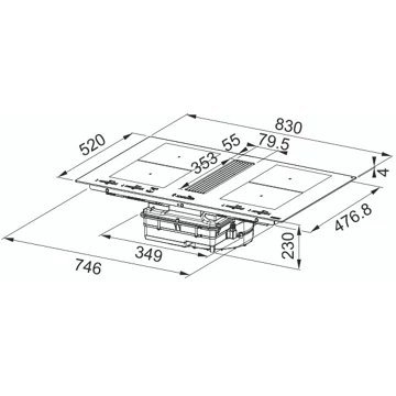 Table induction FRANKE MYTHOS FMY 8391R HI – Image 8