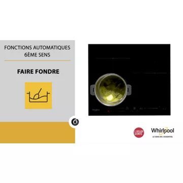 Table induction WHIRLPOOL WFS7560NE Reconditionné – Image 16