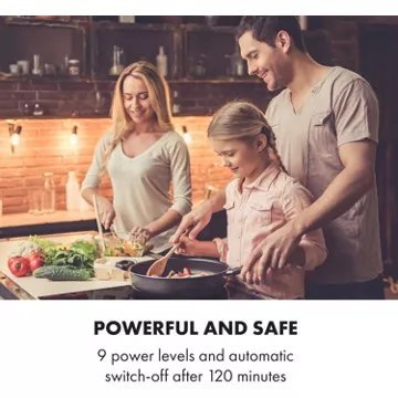 Table vitrocéramique KLARSTEIN Virtuosa EcoAdapt 7200W - Noir – Image 5