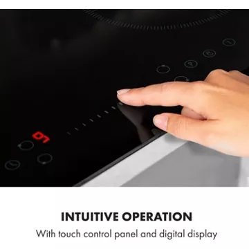 Table vitrocéramique KLARSTEIN Virtuosa EcoAdapt 7200W - Noir – Image 6