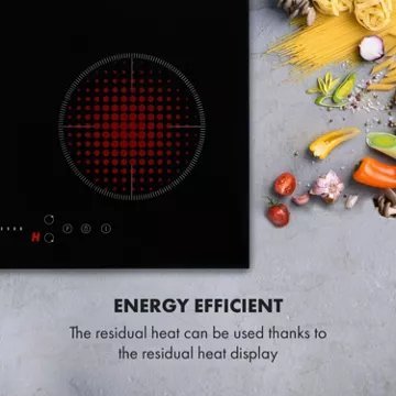 Table vitrocéramique KLARSTEIN Virtuosa EcoAdapt 7200W - Noir – Image 8