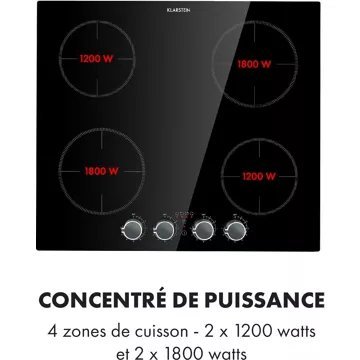 Table induction KLARSTEIN Kochheld - 6000W - Noir – Image 3