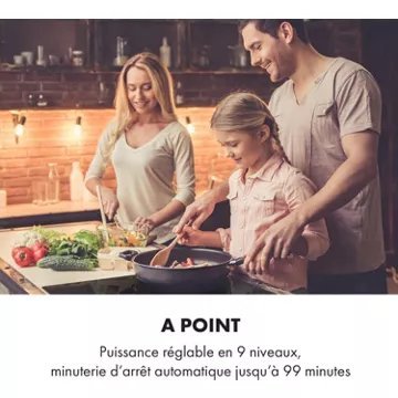 Table vitrocéramique KLARSTEIN Delicatessa 90 Hybrid - Noir – Image 2