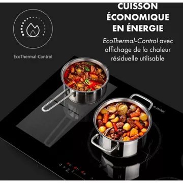 Table vitrocéramique KLARSTEIN Delicatessa 90 Hybrid - Noir – Image 6