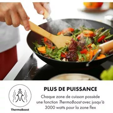 Table vitrocéramique KLARSTEIN Delicatessa 90 Hybrid - Noir – Image 7