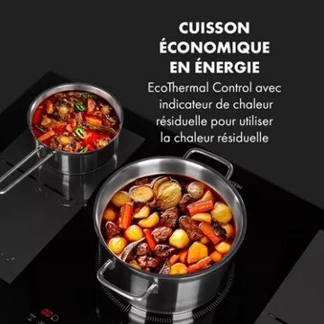 Table vitrocéramique KLARSTEIN Delicatessa 90 Flex - Noir – Image 6