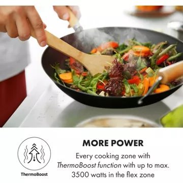 Table vitrocéramique KLARSTEIN Delicatessa 90 Flex - Blanc – Image 7