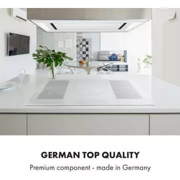 Table vitrocéramique KLARSTEIN Delicatessa 90 Flex - Blanc – Image 8