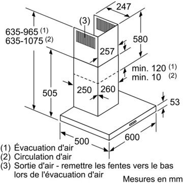 Hotte décorative murale SIEMENS LC66BHM50 – Image 8