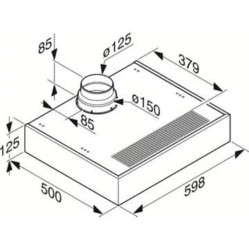 Hotte casquette MIELE DA1260IN – Image 2