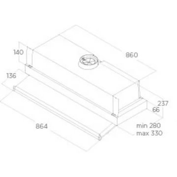 Hotte encastrable ELICA CIAK 2.0 S GR/A/90 – Image 4