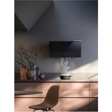 Hotte décorative murale FALMEC VERSO1420 Noire 85cm MURALE – Image 5