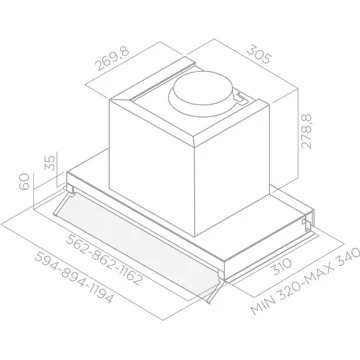 Hotte encastrable ELICA BOXIN LX/IX/A/90 – Image 4