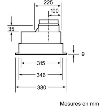 Hotte encastrable BOSCH DHL555BL SERIE 4 – Image 6