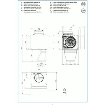 Moteur de hotte FALMEC MOT950 – Image 5