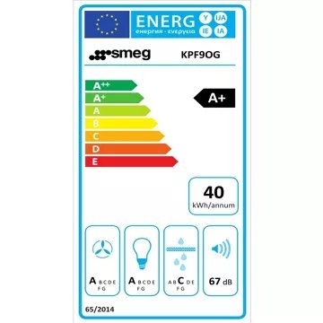Hotte décorative murale SMEG KPF9OG – Image 6