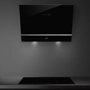 Hotte décorative murale inclinée SMEG KV28N – Image 2